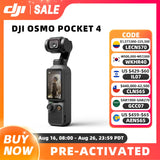 DJI Osmo Pocket 4 Pocket Vlog Camera 1" CMOS & 4K/240fps 2× Lossless Zoom OsmoAudio 4-Channel Output 3-Axis Stabilization