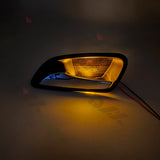 4pcs Mini Car Door Bowl decoration Light Universal 12V Auto Interior Atmosphere Welcome Lamp Low Power LED Frosted transparent