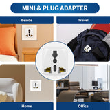 3 PCS Australian Universal Travel Plug Adapter, Australia to EU US UK Converter Socket 3 Pin Safety Ground Pin Travel Adapter