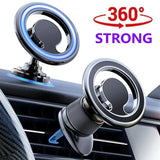Magnetic Car Phone Holder Stand Magnet Car Mount Support GPS Mobile Bracket In Car For Apple Magsafe For iPhone Samsung Xiaomi