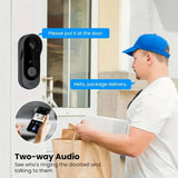 Tuya Wireless Doorbell With Camera Bundle Doorbell Smart Home WIFI HD Outdoor Phone Camera Security Video Intercom Night Vision