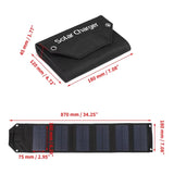 Foldable Solar Panel 5V USB Waterproof Portable Phone Charger Power Bank for Outdoor Camping 4-Fold 6-Fold Options Available