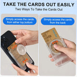 Grippopso For Magsafe Card Holder Wallet Socket Phone Holder for IPhone 16 15 14 13 Pro Max For Samsung Grip Finger Ring Stand