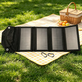 Foldable Solar Panel 5V USB Waterproof Portable Phone Charger Power Bank for Outdoor Camping 4-Fold  6-Fold Options Available