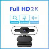 Portable Full HD 1080P 2K 4K Webcam PC Laptop Auto Focus Webcam Live Streaming Flexible with Microphone Live Broadcast withLight