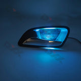 4pcs Mini Car Door Bowl decoration Light  Universal 12V Auto Interior Atmosphere Welcome Lamp Low Power LED Frosted transparent