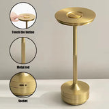LED wireless touch switch charging desk lamp, retro desktop decorative lamp, suitable for study living room