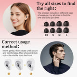 Sleep EarPlugs,Noise Cancelling EarPlugs for Noise Reduction Perfect for Focus and Relaxation/Work, Travel, Airplane