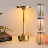 LED wireless touch switch charging desk lamp, retro desktop decorative lamp, suitable for study living room