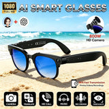 4K HD Upgrade Smart Glasses With Camera Video Recording AI Photo Recognition Bluetooth Call Translation Voice Sunglasses Men