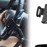 Car Cup Holder Expander with Cell Phone Mount 360 Rotation Cup Holder Expander Smartphone Mount Auto Interior Accessories