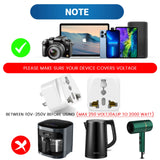 3 PCS Australian Universal Travel Plug Adapter, Australia to EU US UK Converter Socket 3 Pin Safety Ground Pin Travel Adapter