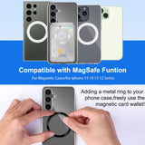 Grippopso For Magsafe Card Holder Wallet Socket Phone Holder for IPhone 16 15 14 13 Pro Max For Samsung Grip Finger Ring Stand