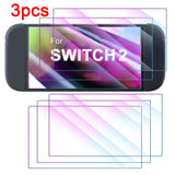 For Switch 2 Anti-blue Light Tempered Glass for Nintendo Switch 2 9H Premium HD Clear Anti-Scratch Screen Protector Accessories